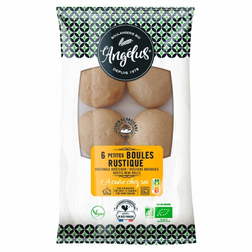 Mini boules rustique zuurdesem van L`Angelus, 5 x 6 stuks